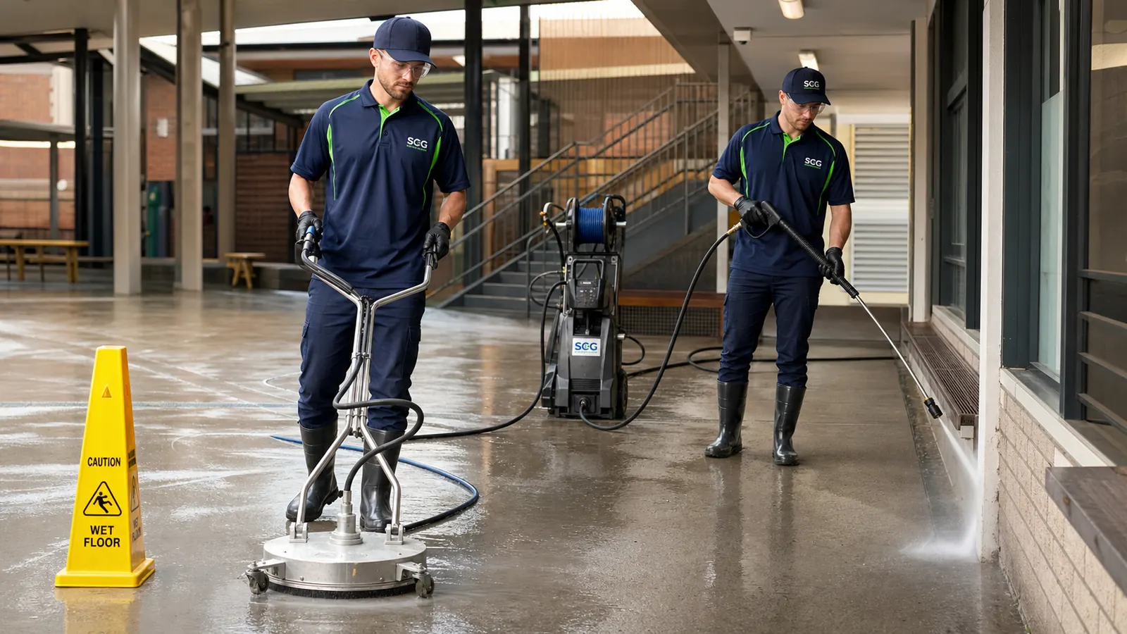Carpet Cleaning team at work in Sydney — Sydney Clean Group